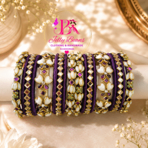 Silk Thread Bridal Bangle Set